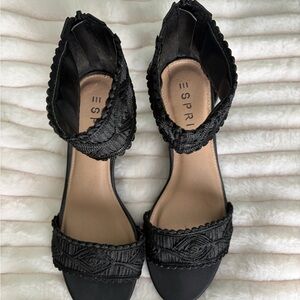 Esprit Elegant Black Sandals for Women